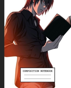 Notebook: Anime Death Note Soft Glossy Cover Graph Paper Pages Book 7.5 x 9.25 Inches 110 Pages