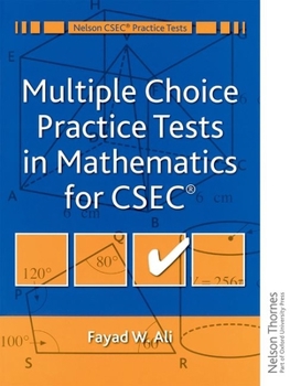 Paperback Multiple Choice Practice Tests in Mathematics for CXC Book
