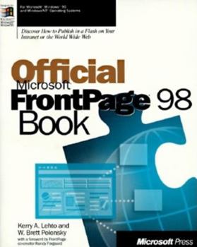Paperback Official Microsoft FrontPage 98 Book