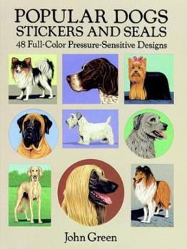 Paperback Popular Dogs Stickers and Seals Book