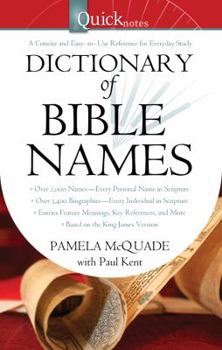 Paperback The Dictionary of Bible Names Book