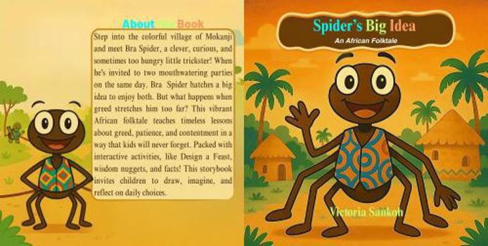 Paperback Spider's Big Idea: An African Folktale Book