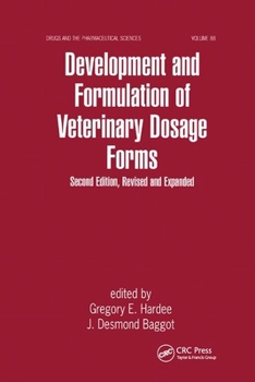 Paperback Development and Formulation of Veterinary Dosage Forms Book