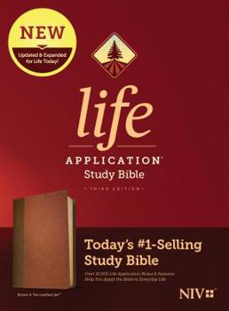 Imitation Leather NIV Life Application Study Bible, Third Edition (Leatherlike, Brown/Tan) Book