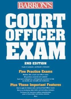 Paperback Court Officer Exam Book