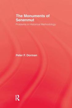 Paperback The Monuments of Senenmut: Problems in Historical Methodology Book