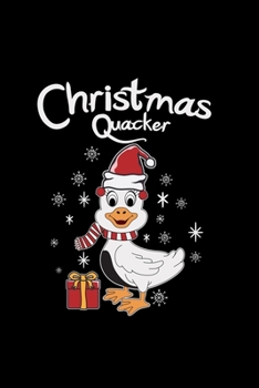Paperback Christmas quacker: 6x9 Christmas - lined - ruled paper - notebook - notes Book
