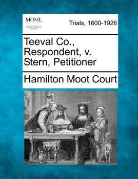 Paperback Teeval Co., Respondent, V. Stern, Petitioner Book