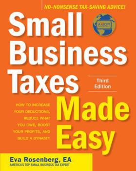 Paperback Small Business Taxes Made Easy Book