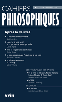 Paperback Apres La Verite? [French] Book