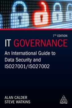 Paperback It Governance: An International Guide to Data Security and ISO 27001/ISO 27002 Book