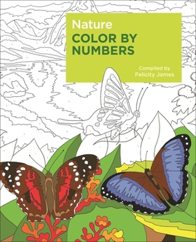 Paperback Nature Color by Numbers Book