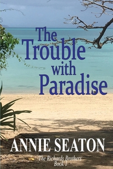 Paperback The Trouble with Paradise [Large Print] Book