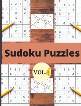 Paperback Sudoku Vol 4: Sudoku puzzle book for adults and kids/Sudoku Puzzles Easy to Hard vol 4 Book