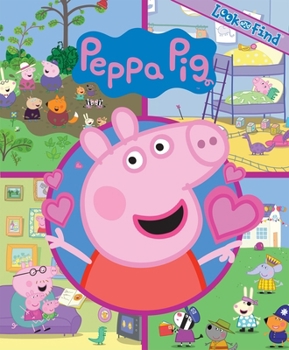 Hardcover Look and Find Peppa Pig: Look and Find Book