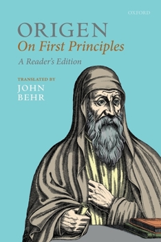 Paperback Origen: On First Principles, Reader's Edition Book