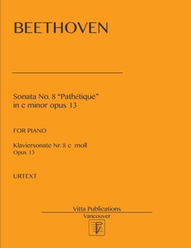 Paperback Sonata no. 8 Pathetique: in c minor op. 13 Book