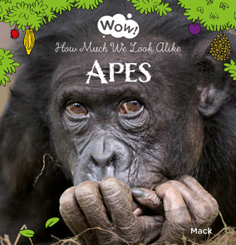 Hardcover Wow! Apes. How Much We Look Alike Book