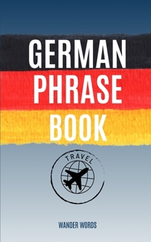 Paperback German Phrase Book for Travel Pocket Size Book