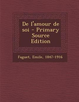 Paperback de L'Amour de Soi Book