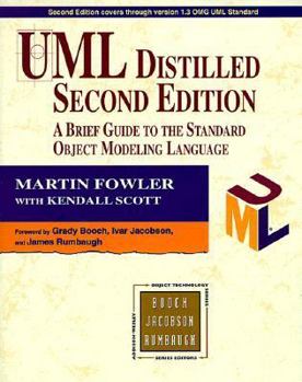Paperback UML Distilled: A Brief Guide to the Standard Object Modeling Language (2nd Edition) Book