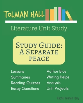 Paperback Study Guide: A Separate Peace: A Literature Unit Study Book