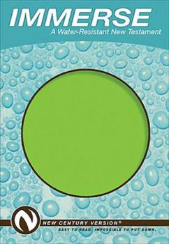 Paperback Holy Bible: New Century Version, Lime, Plastic Zipper, Immerse A Water-Resistant New Testament Book