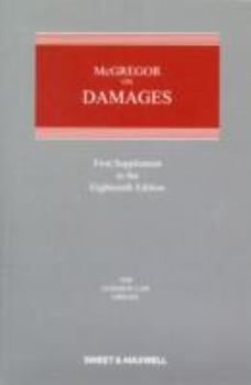 Paperback McGregor on Damages 1st Supplement Book