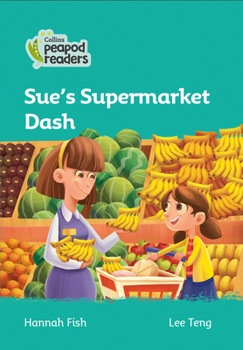 Paperback Sue's Supermarket Dash: Level 3 Book