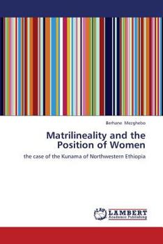 Paperback Matrilineality and the Position of Women Book