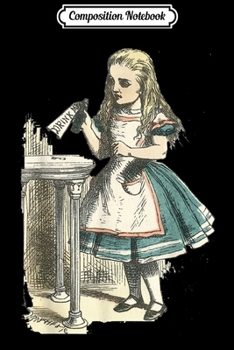 Composition Notebook: Alice in Wonderland DRINK ME Vintage Illustration  Journal/Notebook Blank Lined Ruled 6x9 100 Pages