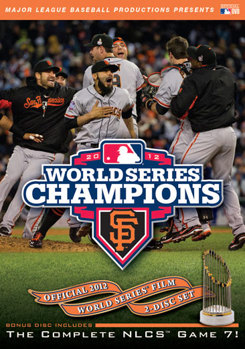 DVD San Francisco Giants Official 2012 World Series Film Book
