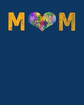 Paperback Mom: Autism Awareness Gift 2020 Monthly Planner 8" x 10" 110 pages Book