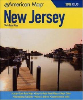 Paperback New Jersey State Road Atlas Book