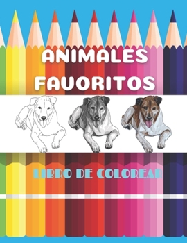 Paperback Animales Favoritos - Libro de Colorear [Spanish] Book