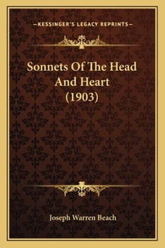 Paperback Sonnets Of The Head And Heart (1903) Book