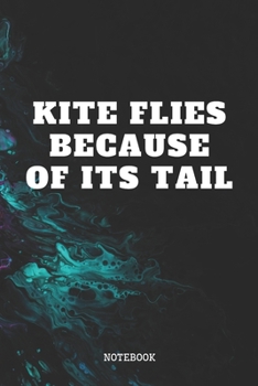Paperback Notebook: Proud Kite Surfer Quote / Kitesurfing Saying Kite Sports Planner / Organizer / Lined Notebook (6" x 9") Book