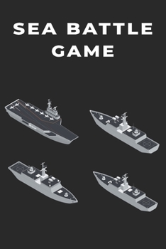 Paperback Sea Battle Game: Classic Game for Vacation or at Home Book