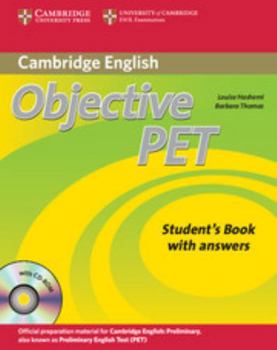Paperback Objective PET Student's Book with Answers [With CDROM] Book