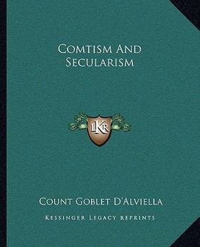 Paperback Comtism And Secularism Book