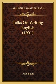 Paperback Talks On Writing English (1901) Book