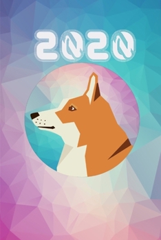 Paperback 2020: Pembroke Welsh Corgi Daily Planner Diary Book