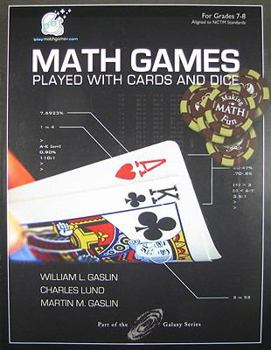 Paperback Math Games Played with Cards and Dice Book