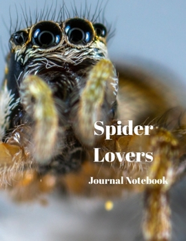 Spider Lovers Journal Notebook: A4 Size with 200 Pages for recording your special events or thoughts. Ideal Gift.  Includes Index Pages, Password ... 2020-2025 both with a Facing Pages for Notes