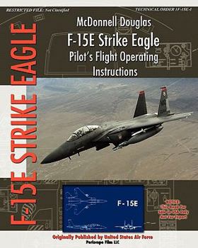 Paperback McDonnell Douglas F-15E Strike Eagle Pilot's Flight Operating Instructions Book