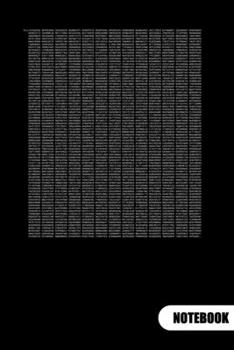 Pi. Notebook: Mathematics Notebook for a pi fan, ruled 6x9.