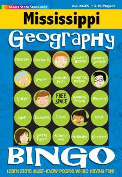 Hardcover Mississippi Geography Bingo Game! Book