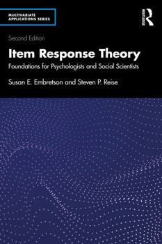 Item Response Theory for Psychologists - Book  of the Multivariate Applications Series