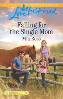 Mass Market Paperback Falling for the Single Mom [Large Print] Book