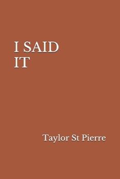 Paperback I Said It Book